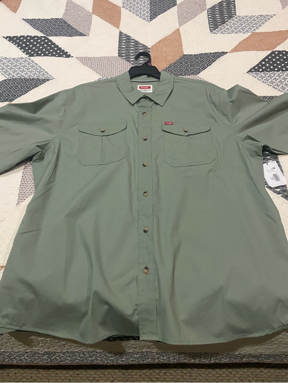 Men's Wrangler Button Up Short Sleeve